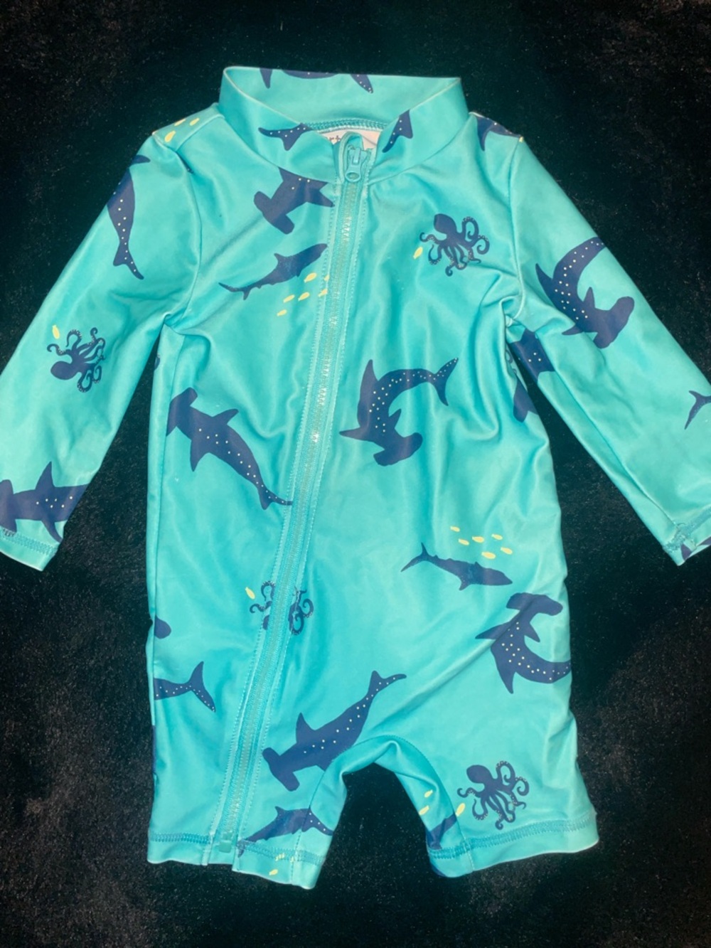 Carters Shark & Octopus One-Piece Swim Suit